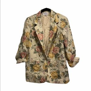Floral blazer